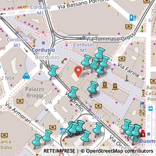 Mappa Via Santa Margherita, 20100 Milano MI, Italia (0.06296)