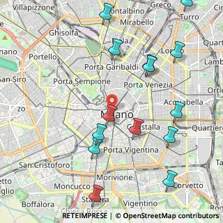 Mappa Stazione Metropolitana Cordusio, 20123 Milano MI, Italia (2.48214)