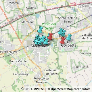 Mappa Via dello Stadio, 20013 Magenta MI, Italia (0.90211)