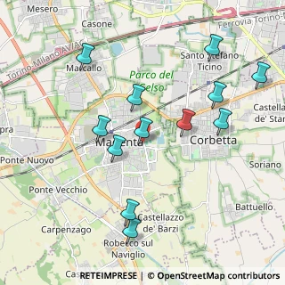 Mappa Via dello Stadio, 20013 Magenta MI, Italia (2.06833)