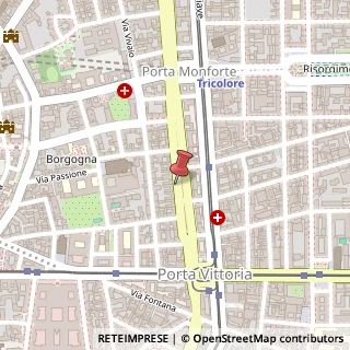 Mappa Viale Bianca Maria,  19, 20122 Milano, Milano (Lombardia)