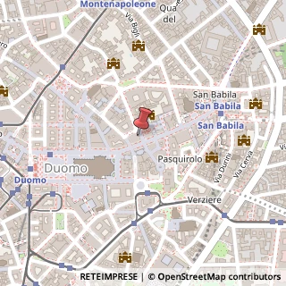 Mappa Via San Paolo, 1, 20121 Milano, Milano (Lombardia)
