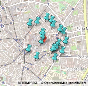 Mappa Piazza del Liberty, 20121 Milano MI, Italia (0.3475)