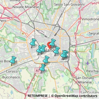 Mappa Piazza del Liberty, 20121 Milano MI, Italia (3.50818)