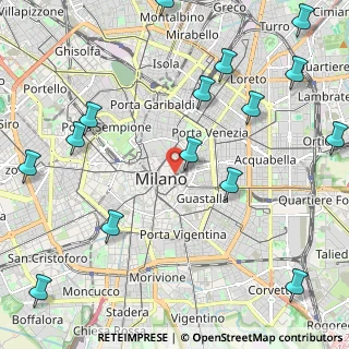 Mappa Piazza del Liberty, 20121 Milano MI, Italia (2.92333)