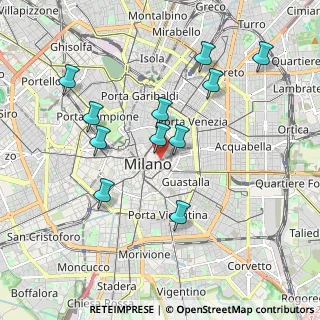 Mappa Piazza del Liberty, 20121 Milano MI, Italia (1.85727)