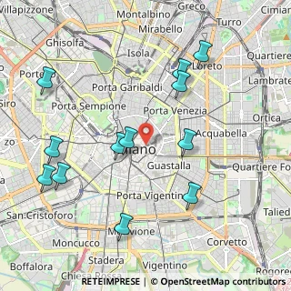 Mappa Via Privata della Passarella, 20122 Milano MI, Italia (2.25083)