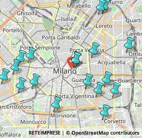 Mappa Piazza del Liberty, 20121 Milano MI, Italia (2.5315)
