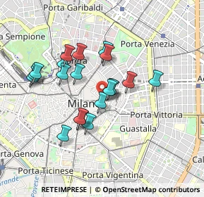 Mappa Piazza del Liberty, 20121 Milano MI, Italia (0.7495)