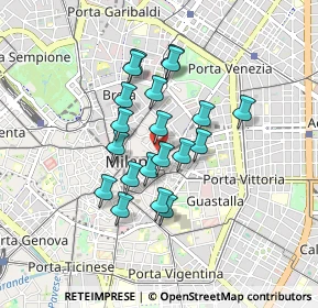 Mappa Piazza del Liberty, 20121 Milano MI, Italia (0.6755)
