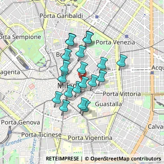 Mappa Piazzetta Pattari, 20121 Milano MI, Italia (0.6755)