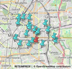 Mappa Via Sebastiano de Albertis, 20129 Milano MI, Italia (1.458)