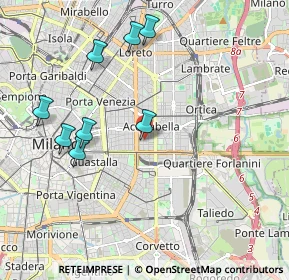 Mappa Via Sebastiano de Albertis, 20129 Milano MI, Italia (2.67273)