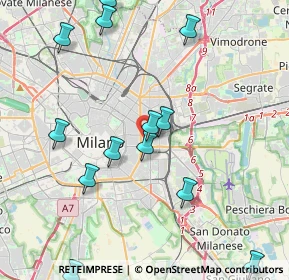 Mappa Via Sebastiano de Albertis, 20129 Milano MI, Italia (5.34267)