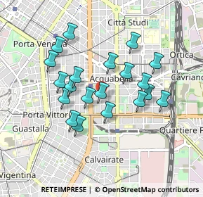 Mappa Via Sebastiano de Albertis, 20129 Milano MI, Italia (0.7815)