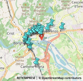 Mappa Via dei Mulini, 10015 Ivrea TO, Italia (0.6035)