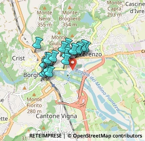 Mappa Via dei Mulini, 10015 Ivrea TO, Italia (0.581)