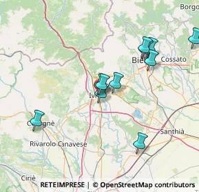 Mappa Via dei Mulini, 10015 Ivrea TO, Italia (14.10727)