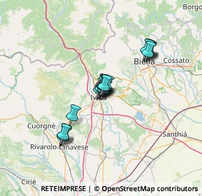 Mappa Via dei Mulini, 10015 Ivrea TO, Italia (9.15)