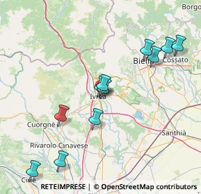 Mappa Via dei Mulini, 10015 Ivrea TO, Italia (15.82636)