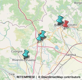 Mappa Via dei Mulini, 10015 Ivrea TO, Italia (13.60727)