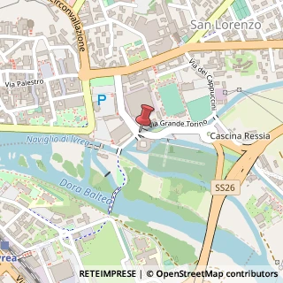 Mappa Via dei Mulini, 28, 10015 Ivrea, Torino (Piemonte)