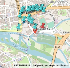 Mappa Via dei Mulini, 10015 Ivrea TO, Italia (0.2545)