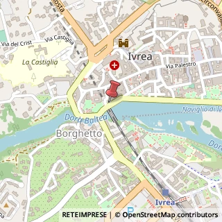 Mappa Piazza Perrone, 10, 10015 Ivrea, Torino (Piemonte)