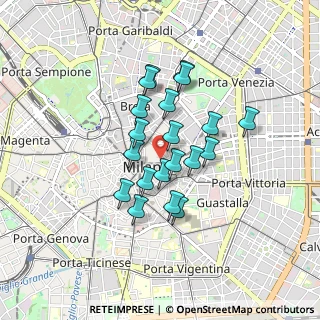 Mappa La Rinascente, 20121 Duomo MI, Italia (0.6695)