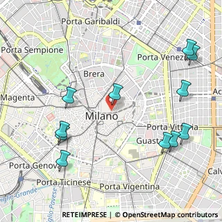 Mappa Via Santa Radegonda, 20121 Milano MI, Italia (1.26636)