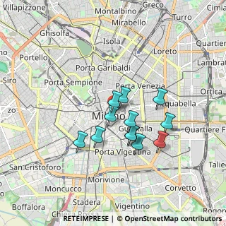 Mappa Via Santa Radegonda, 20121 Milano MI, Italia (1.34167)