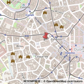 Mappa Via Gaetano Negri, 1, 20123 Milano, Milano (Lombardia)