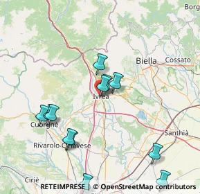 Mappa Via E. Guarnotta, 10015 Ivrea TO, Italia (16.7925)