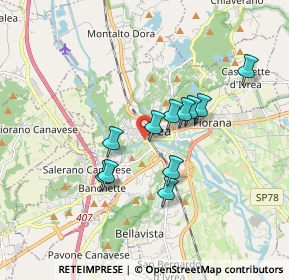 Mappa Via E. Guarnotta, 10015 Ivrea TO, Italia (1.39455)