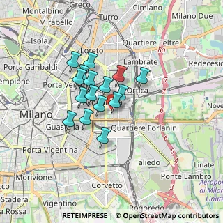 Mappa Via Ostiglia, 20133 Milano MI, Italia (1.19625)