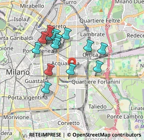 Mappa Via Ostiglia, 20133 Milano MI, Italia (1.60125)