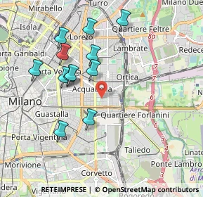 Mappa Via Ostiglia, 20133 Milano MI, Italia (1.85583)