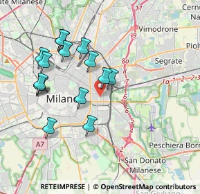 Mappa Via Ostiglia, 20133 Milano MI, Italia (3.76625)