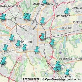 Mappa Via Ostiglia, 20133 Milano MI, Italia (6.321)