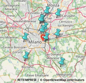 Mappa Via Ostiglia, 20133 Milano MI, Italia (6.48455)