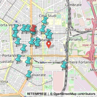 Mappa Via Ostiglia, 20133 Milano MI, Italia (1.0605)