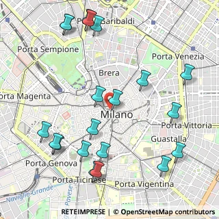 Mappa Piazza dei Mercanti, 20121 Milano MI, Italia (1.272)