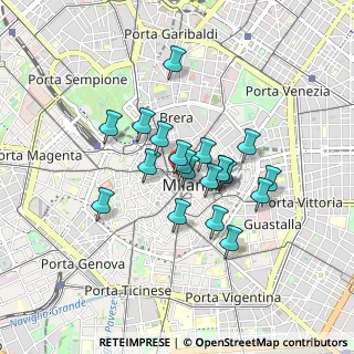 Mappa Piazza dei Mercanti, 20121 Milano MI, Italia (0.6425)