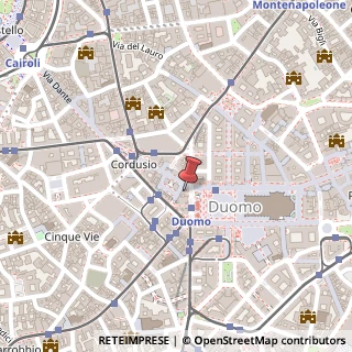 Mappa Piazza del Duomo, 17, 20121 Milano, Milano (Lombardia)