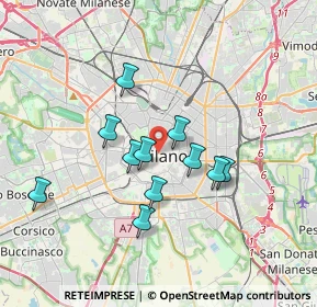 Mappa Piazza dei Mercanti, 20121 Milano MI, Italia (3.46917)