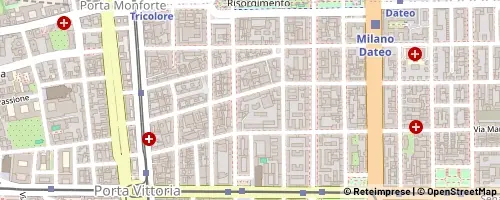 Mappa Milano