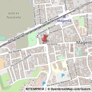 Mappa Via Roma, 174, 20013 Magenta, Milano (Lombardia)