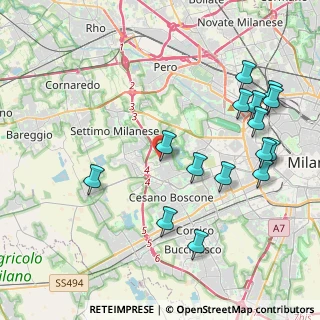 Mappa Via Amantea, 20153 Milano MI, Italia (4.646)