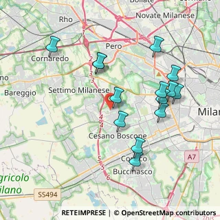Mappa Via Amantea, 20153 Milano MI, Italia (3.91643)