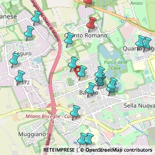 Mappa Via Amantea, 20153 Milano MI, Italia (1.2455)